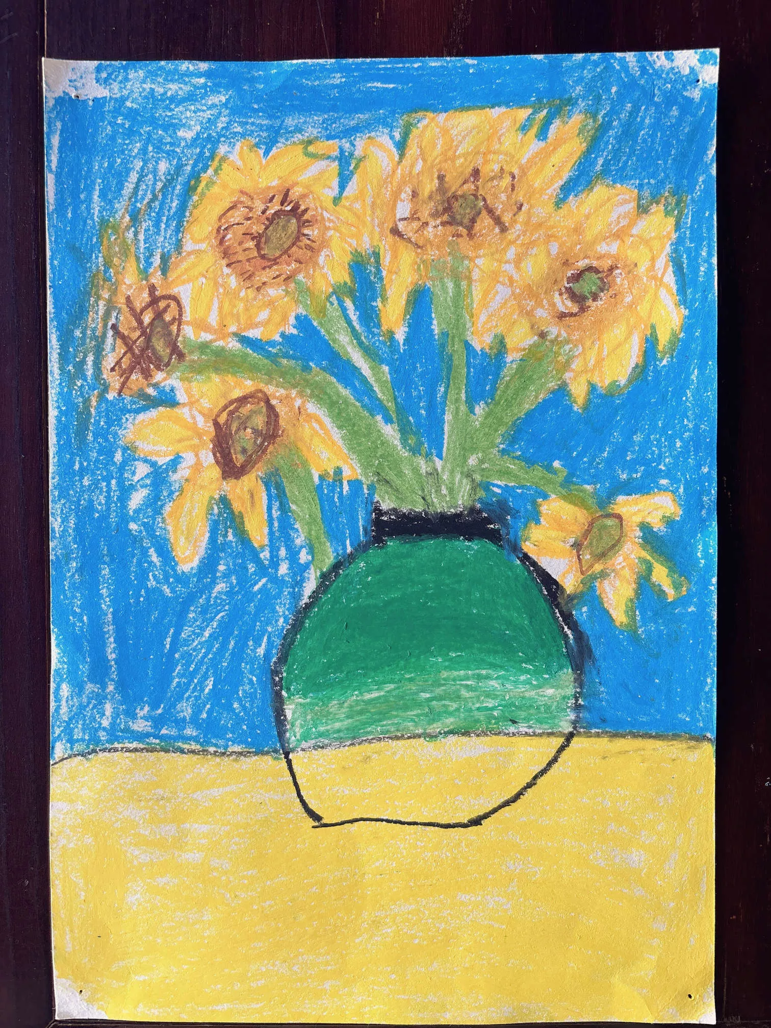 《模仿大师——梵高的向日葵》